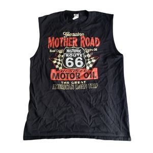 NWOT Men's Mother Road Route 66 Sleeveless Shirt